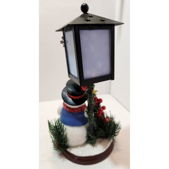 Bradford Exchange Be Merry Shine Bright Snowman Lantern11" Dona Gelsinger - Picture 6 of 16